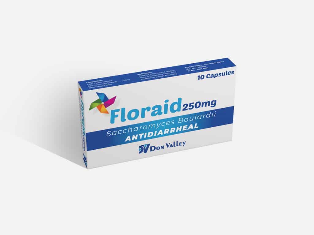 FlorAid 10 Capsules 250mg